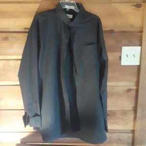 Black Clergyman Shirt